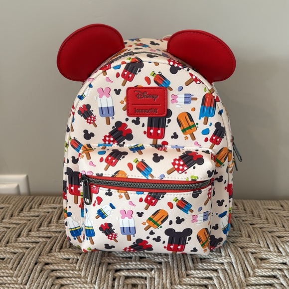 NWT! Loungefly Disney Mickey Mouse & Friends Popsicle Mini...